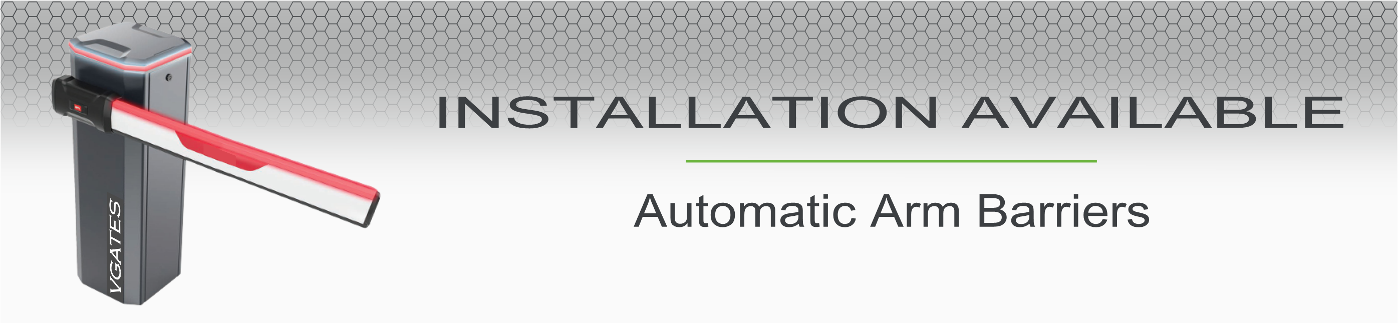  Automatic Barriers - Installation Available Banner