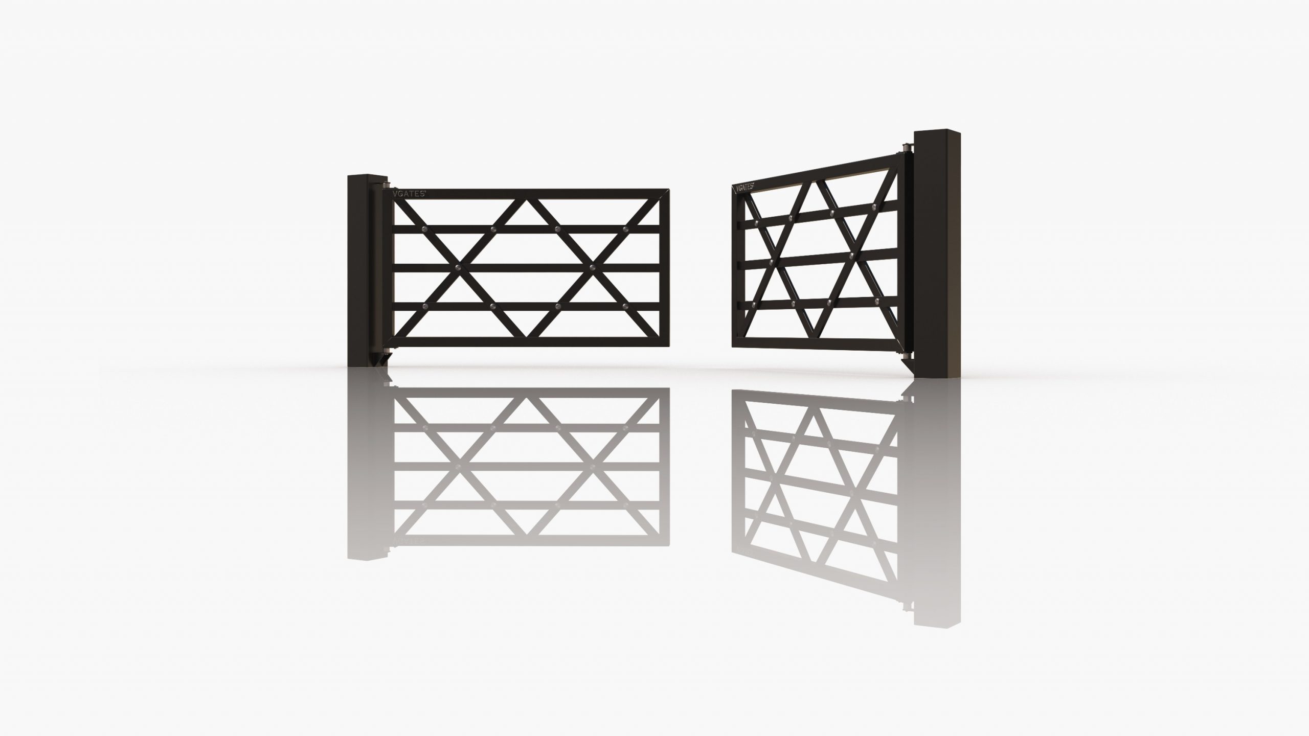 Vgates 5 bar swing gates