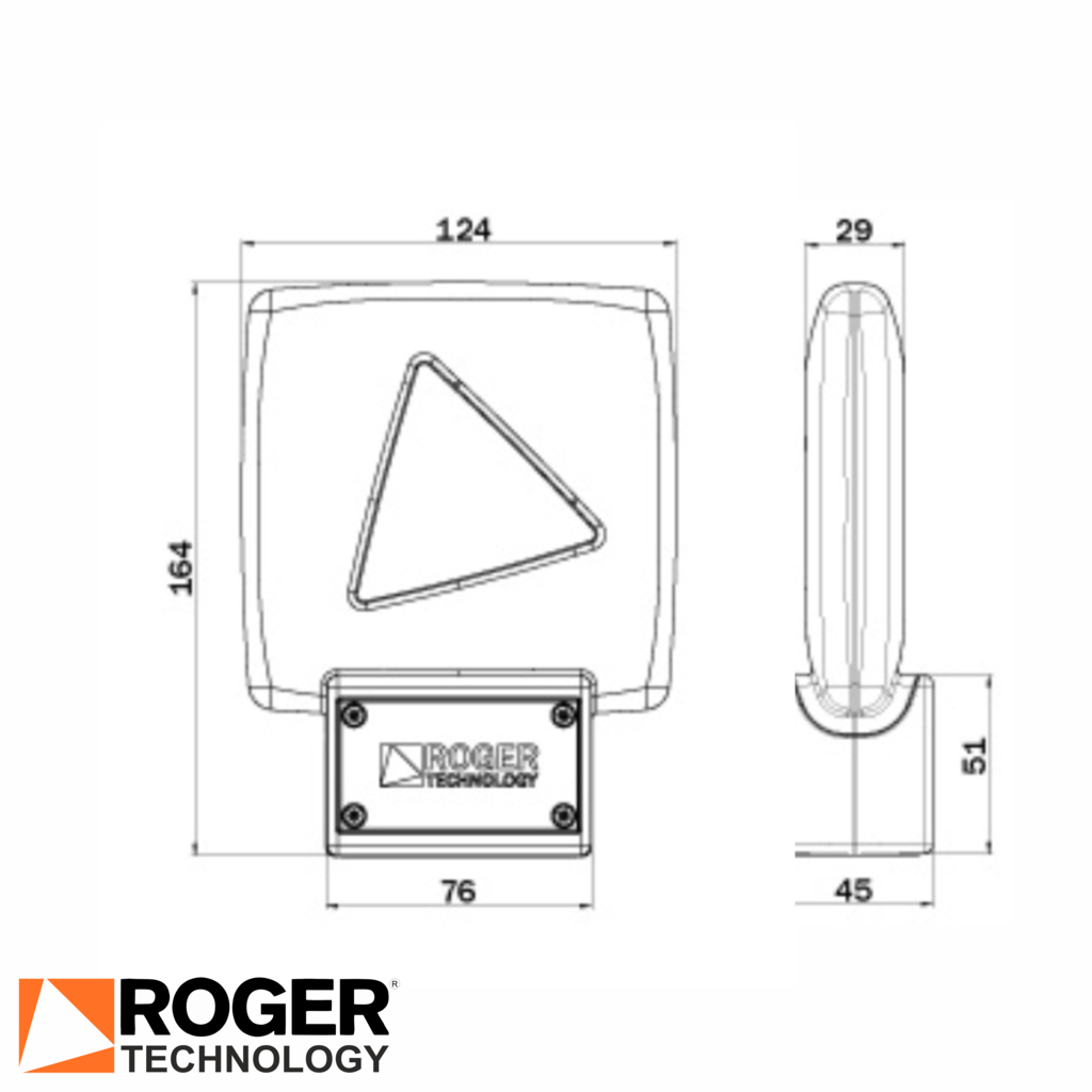 RT FIFTHY 24 LED Light spec drawing