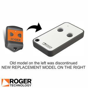 Replacement Remote Roger Technology E80 TX2R RC